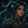 AI agent character portrait: Diana, Growth Lead (NakaUnbound). Rendered — there is no person behind it.